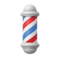Barber Pole 3D icon