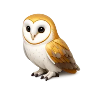 Barn Owl 3D icon