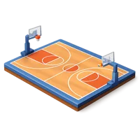 Basketball Court 3D icon
