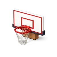 Red Basketball Hoop 3D icon