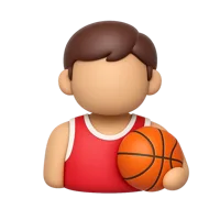 Basketball Player 3D icon