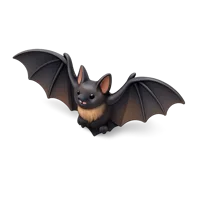 Brown Bat 3D icon