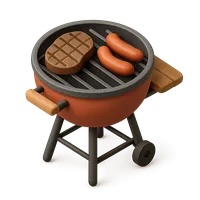 BBQ Grill 3D icon