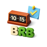 Be Right Back 3D icon