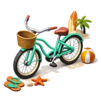 Beach Cruiser Bike 3D icon