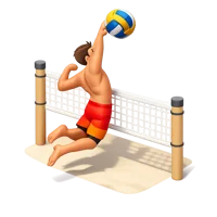 Beach Volleyball Spike 3D icon