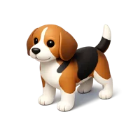 Beagle 3D icon