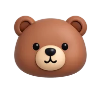 Bear 3D icon