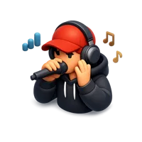 Beatboxing 3D icon