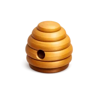 Amber Beehive 3D icon