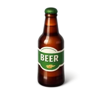 Beer Bottle 3D icon