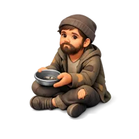 Beggar 3D icon