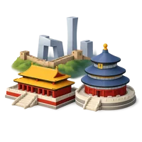 Beijing 3D icon
