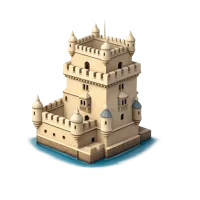 Belem Tower 3D icon