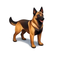 Belgian Malinois 3D icon