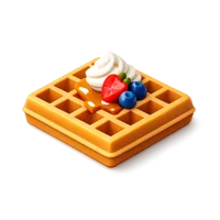 Belgian Waffle 3D icon