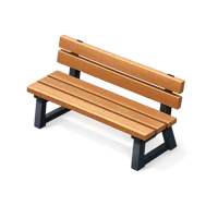 Bench 3D icon