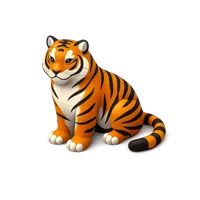 Bengal Tiger 3D icon