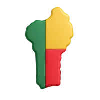 Benin 3D icon