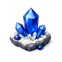 Benitoite 3D icon