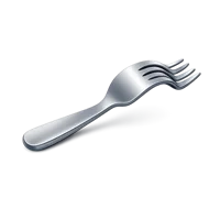 Bent Fork 3D icon