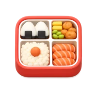 Bento Box 3D icon