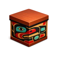 Bentwood Box 3D icon