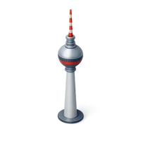 Berlin TV Tower 3D icon