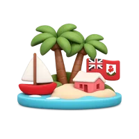 Bermuda 3D icon