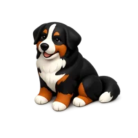 Bernese Dog 3D icon