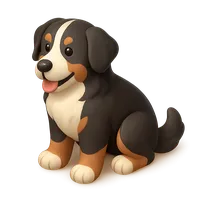 Bernese Mountain Dog 3D icon
