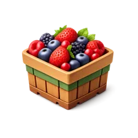 Berry Basket 3D icon