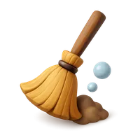 Besom 3D icon