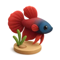 Betta (Siamese Fighting Fish) 3D icon