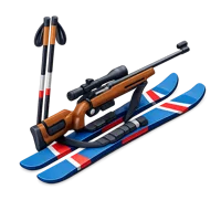 Biathlon Skis 3D icon