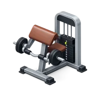 Bicep Curl Machine 3D icon
