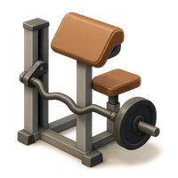 Biceps Curl Machine 3D icon