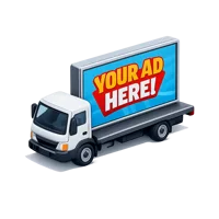 Billboard Truck 3D icon