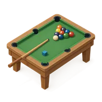 Billiard table 3D icon