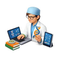 Bioinformatics Scientist 3D icon