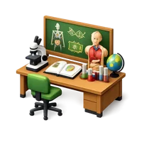 Biology Class 3D icon