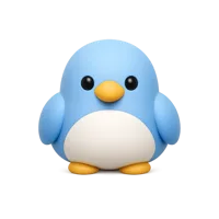 Bird 3D icon