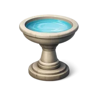 Bird Bath 3D icon