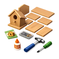 Birdhouse Kit 3D icon