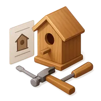 Birdhouse Building Kit 3D icon