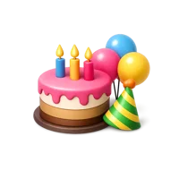 Birthday 3D icon