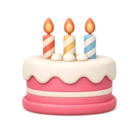 Birthday Cake 3D icon