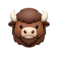 Bison 3D icon
