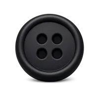 Black Button 3D icon