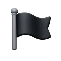 Black Flag 3D icon